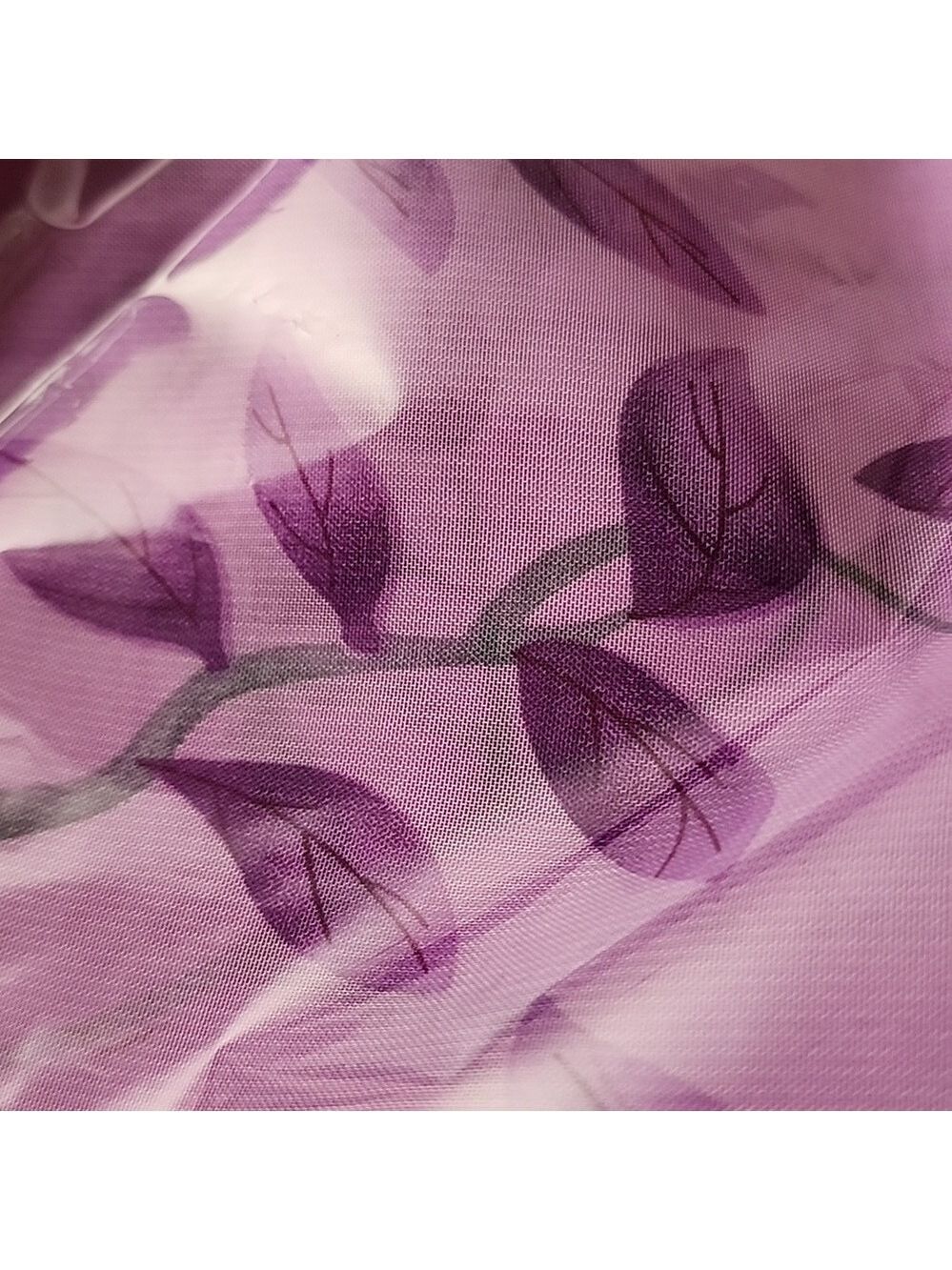 Floral Scarf Loaded With Garden FLOWERS LAVENDER TONES - Picture 7 of 8